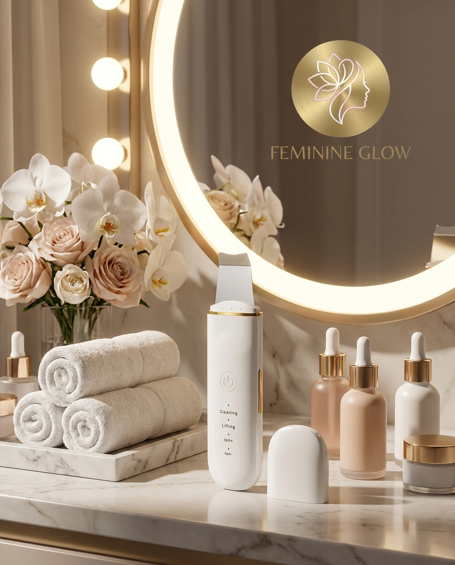 Feminine Glow EMS Facial Skin Scrubber