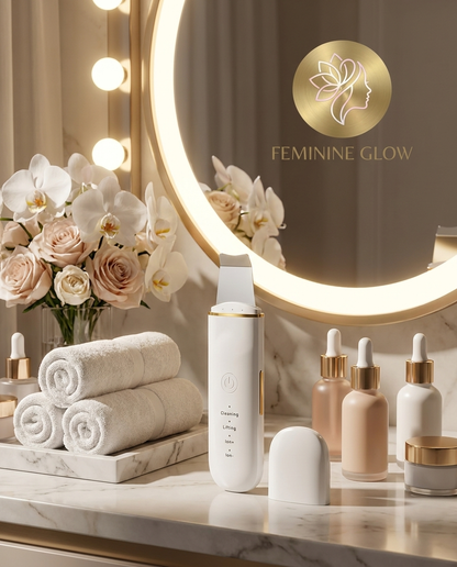Feminine Glow EMS Facial Skin Scrubber