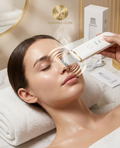 Feminine Glow EMS Facial Skin Scrubber